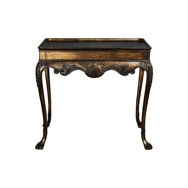 Antique Console Table Hand Carved Detailed