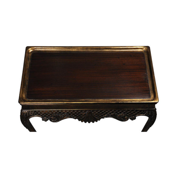 Antique Console Table Hand Carved Detailed Top