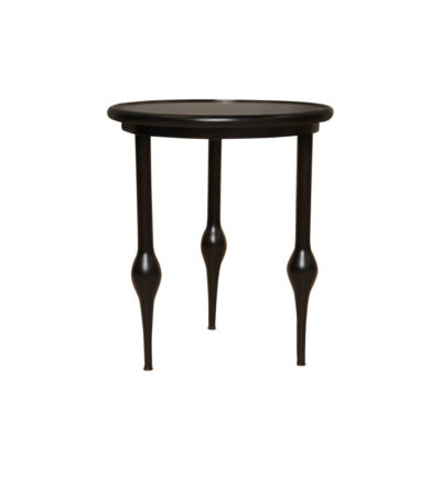 Arledge Round Side Table with 3 Lath Legs