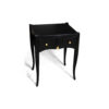 Arthur Wooden Black Side Table with Drawer 4