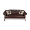 Classic Chesterfield Tufted Leather Sofa 6