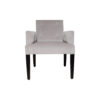 Edmund Upholstered Square Arm Chair with Wooden Legs 2