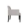 Edmund Upholstered Square Arm Chair with Wooden Legs 3