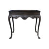 Edmundson Shabby Chic Console Table Dark with Hand Carved Wood 1