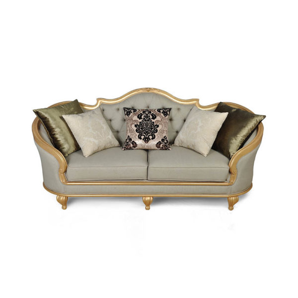 Elegant Gilded French Sofa Cushions