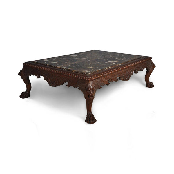 English Marble Top Coffee Table
