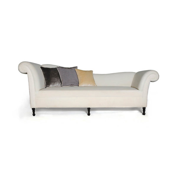 Ethan Upholstered Curved 2 Seater Sofa Cushions