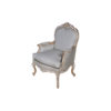 French Distressed Painted Armchair 1
