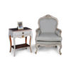 French Distressed Painted Armchair 3
