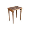 French Marquetry Nest Side Table 6