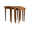 French Marquetry Nest Side Table 5