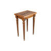 French Marquetry Nest Side Table 4