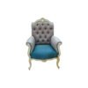 French Painted Wing Back Armchair 1
