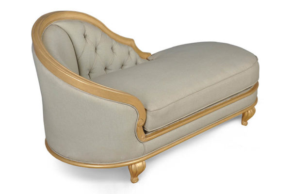 French Reproduction Love Seat Side View