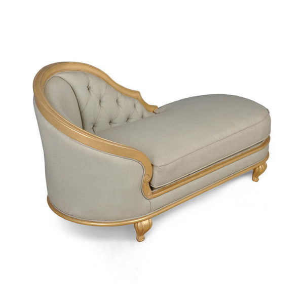 French Reproduction Love Seat Side View