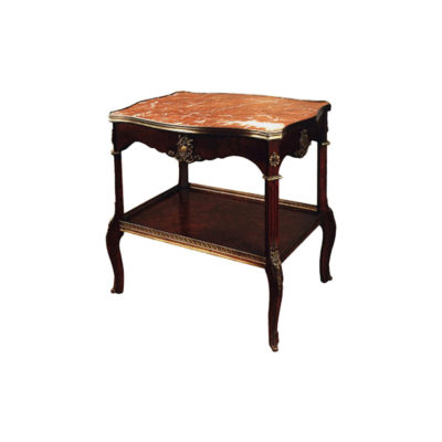 French Style Marble Top Side Table