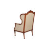 French Style Wing Back Armchair with Luxury Fabric 2