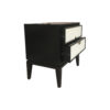 Levi Two Drawer Wooden Bedside Table 9