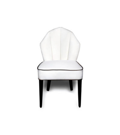 Noa Upholstered Scoop Back Dining Chair
