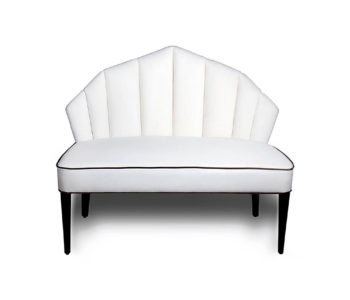 Noa Upholstered Two Seater Armless Sofa