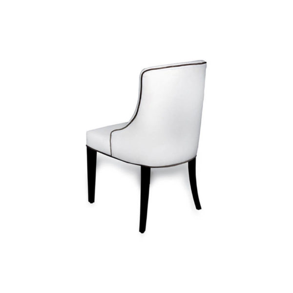 Santino Upholstered Button Back Dining Chair Back View