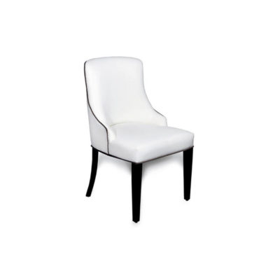 Santino Upholstered Button Back Dining Chair Beside View