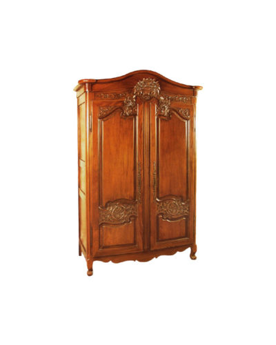 Earnshaw Wooden Armoire Wardrobe Hand Carved Wood