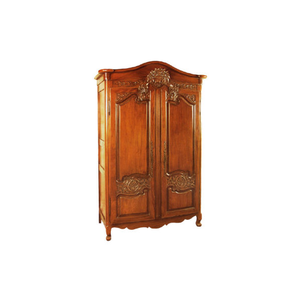 Earnshaw Wooden Armoire Wardrobe Hand Carved Wood