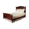 Eastone Classic Wooden Veneered Bed Hand Carved Wood 2
