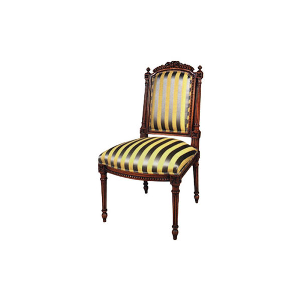 Elegant Upholstered French Style Dining Chair