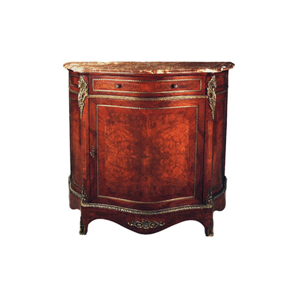 Natural Veneer French Chest Marble Top