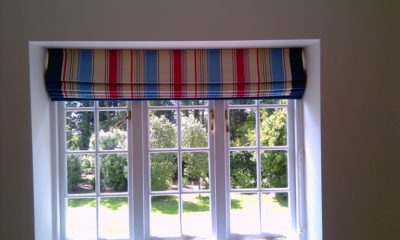 Lined and Interlined Decorative Roman Blind
