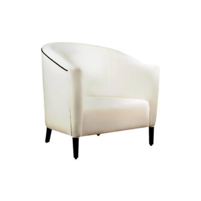 Addison Rolled Upholstered Tub Arm Chair Beside View