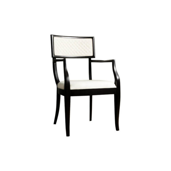 Colton Upholstered Dining Room Chair with Arms Beside