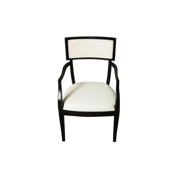 Colton Upholstered Dining Room Chair with Arms Top