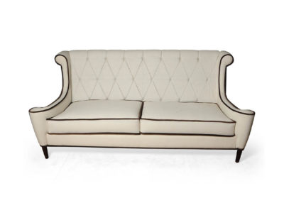 Faith Upholstered Two Seater Rolled Arm Sofa