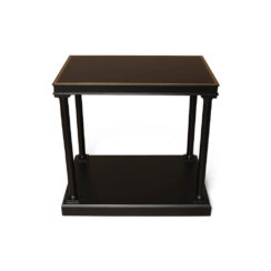 Marshal Rectangular Side Table with Shelf Top View