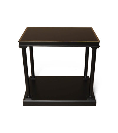 Marshal Rectangular Side Table with Shelf Top View
