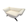 Tulip Upholstered Curved Shaped Sofa with Black Legs 9