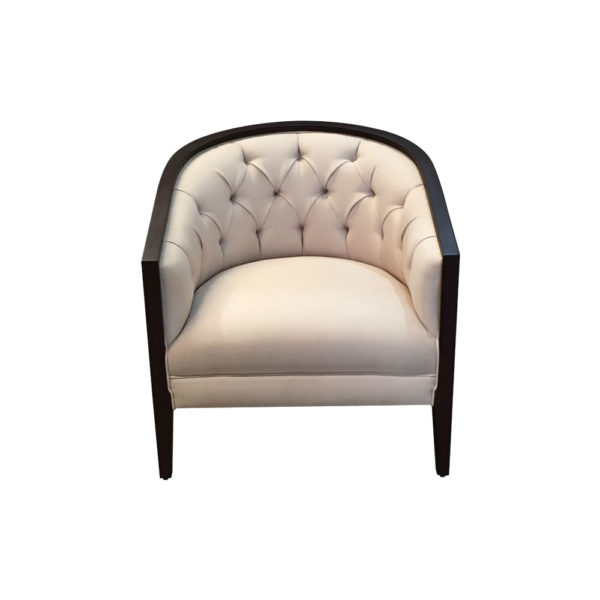 Azure Upholstered with Wooden Frame Armchair