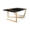 Anais Coffee Table with Gold Stainless Steel Legs 1