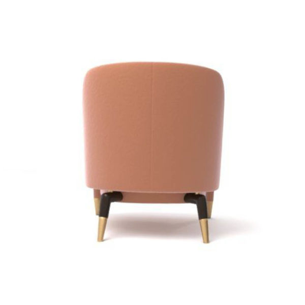 Annely Upholstered Armchair Back View
