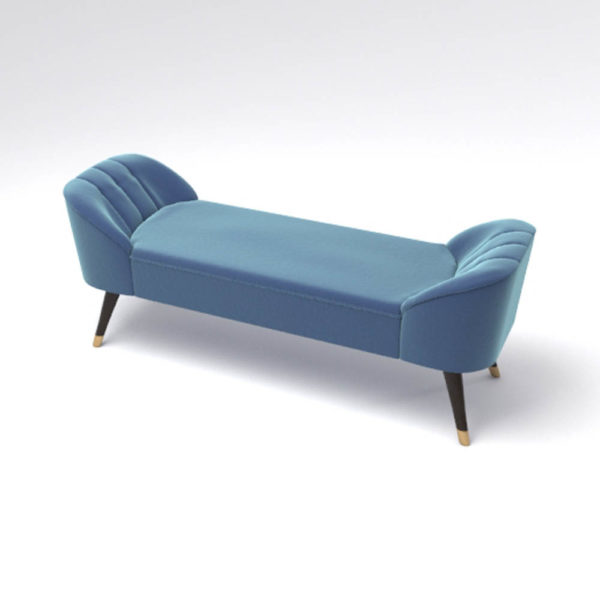 Celia Upholstered Bench with Arms