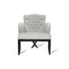 Cross Upholstered Tufted Armchair 1