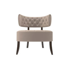 Kathy Upholstered Winged Tufted Accent Chair