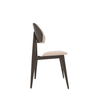 Lorna Upholstered Wing Dining Chair Right Side View