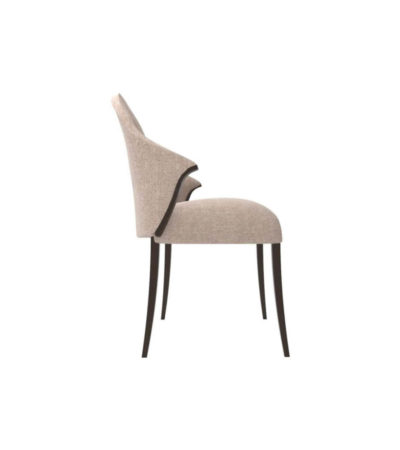 Peacock Upholstered Slope Arm Dining Chair Right