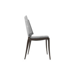Zeus Upholstered High Back Dining Room Chair Right Side
