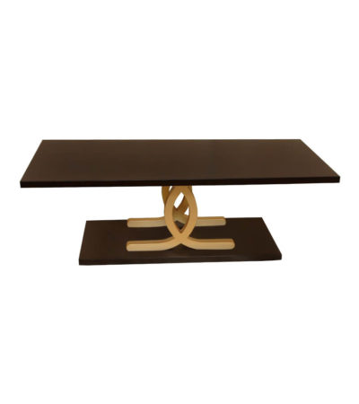 Azaro Brown and Gold Coffee Table