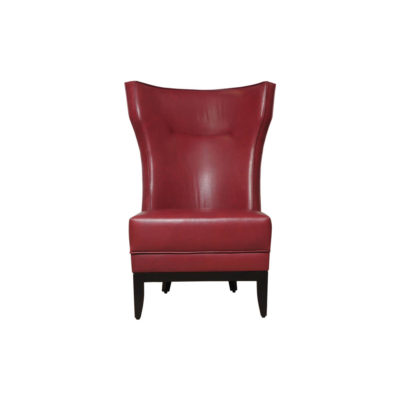 Warwick High Back Chair with Upholstery Natural Leather